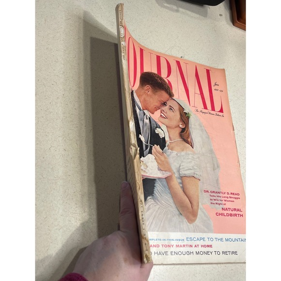 Ladies Home Journal June 1957 Vintage Magazine Wedding Cover Bing Crosby Fashion - Picture 2 of 16